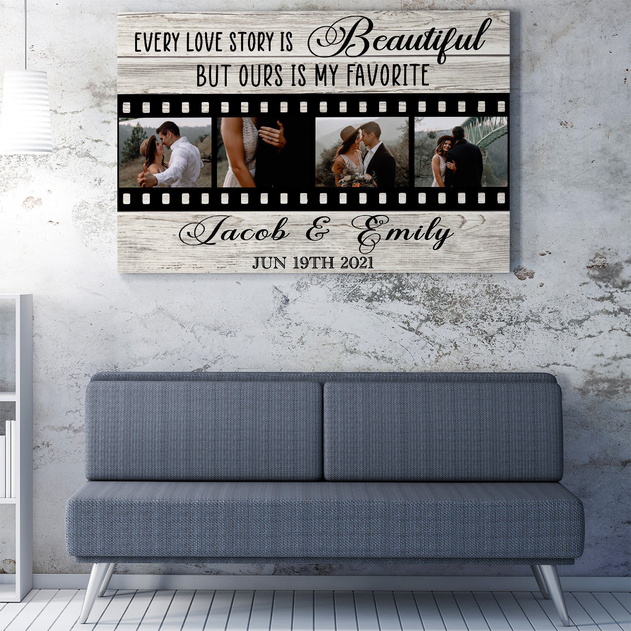 Personalized Gift Ideas Gift For Husband, Every Love Story is Beautiful Our is My Favorite Gift Ideas Framed Prints, Canvas Paintings