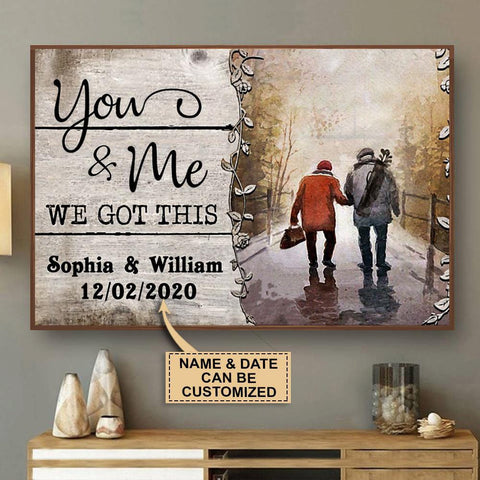 Personalized Canvas Painting Frames Golf You And Me We Got This Framed Prints, Canvas Paintings