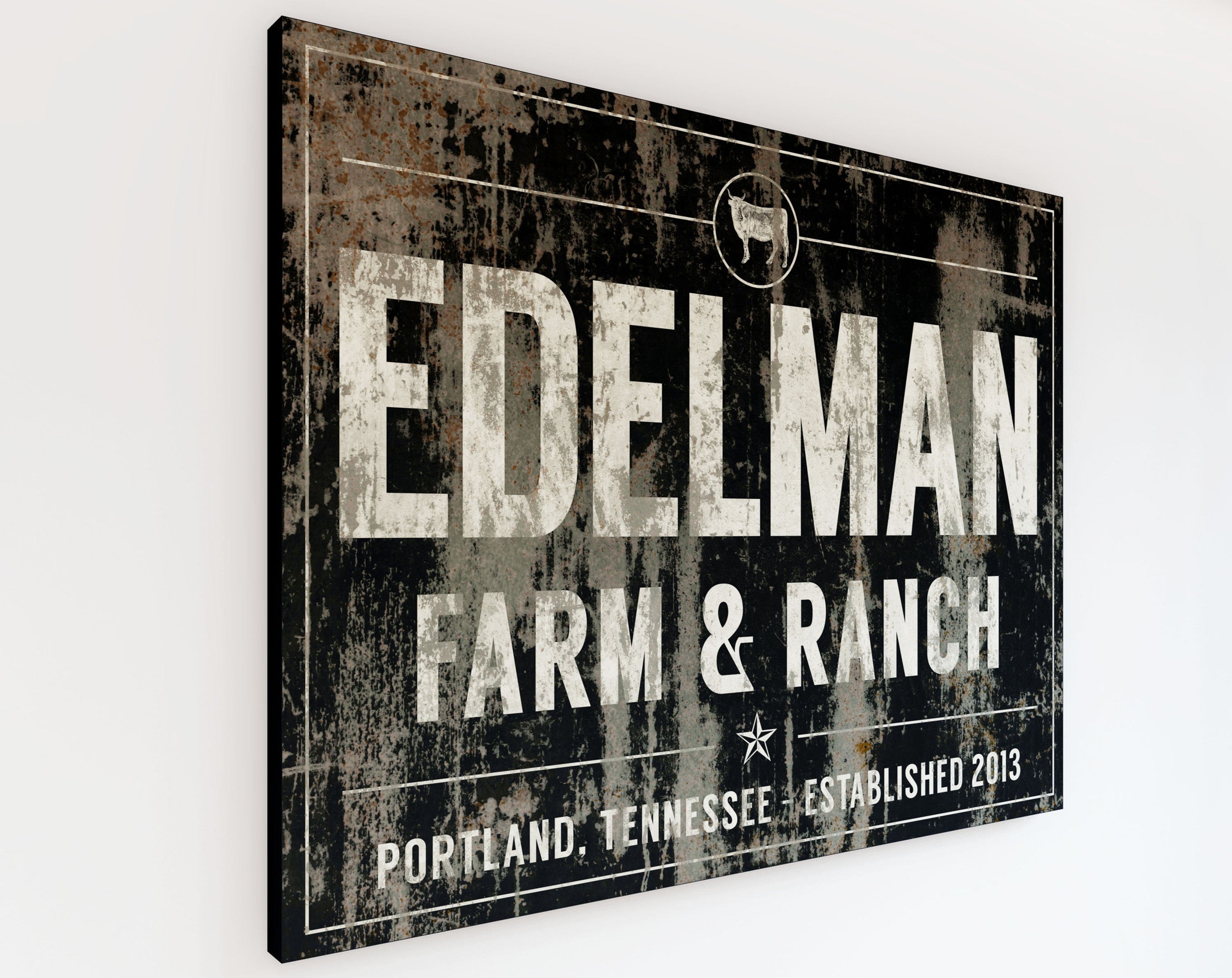 Rustic Western Decor, Modern Farmhouse Wall Decor, Personalized Farm &