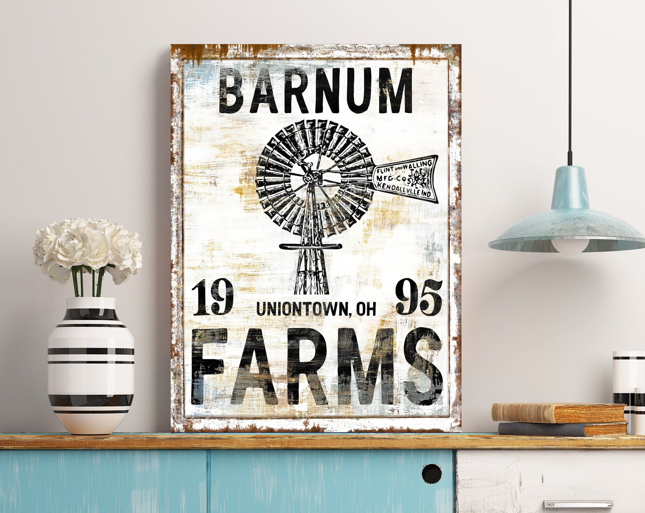 Personalized Family Sign Custom Last Name Farms Established Homestead