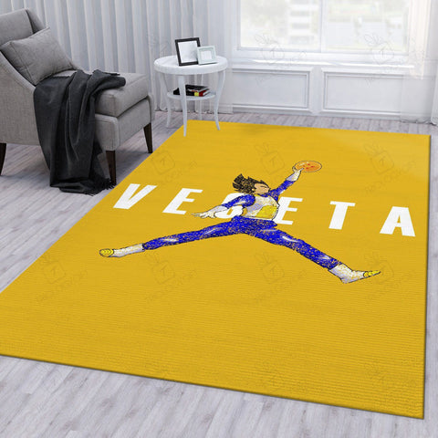 Vegeta Jumpman Jordan Area Us Gift Decor Rectangle Area Rugs Carpet For Living Room, Bedroom, Kitchen Rugs, Non-Slip Carpet Rp126964 Print